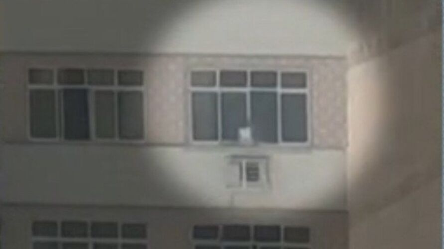 Avô fecha janela com menina de 2 anos no parapeito