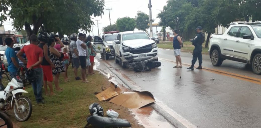 Acidente mata motociclista em São Domingos do Araguaia