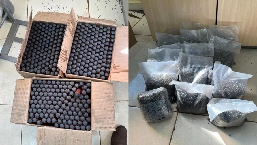 Homem e adolescente são detidos em Marabá com 115 kg de munições