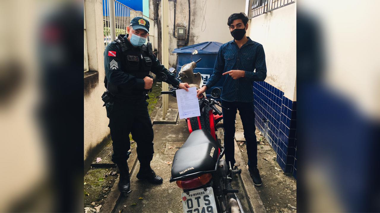 Repórter recupera moto furtada de shopping em menos de 40 horas
