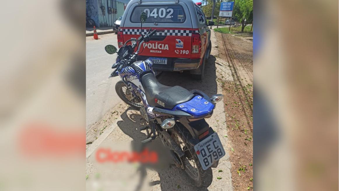Polícia Militar apreende moto clonada na Vila Canaã