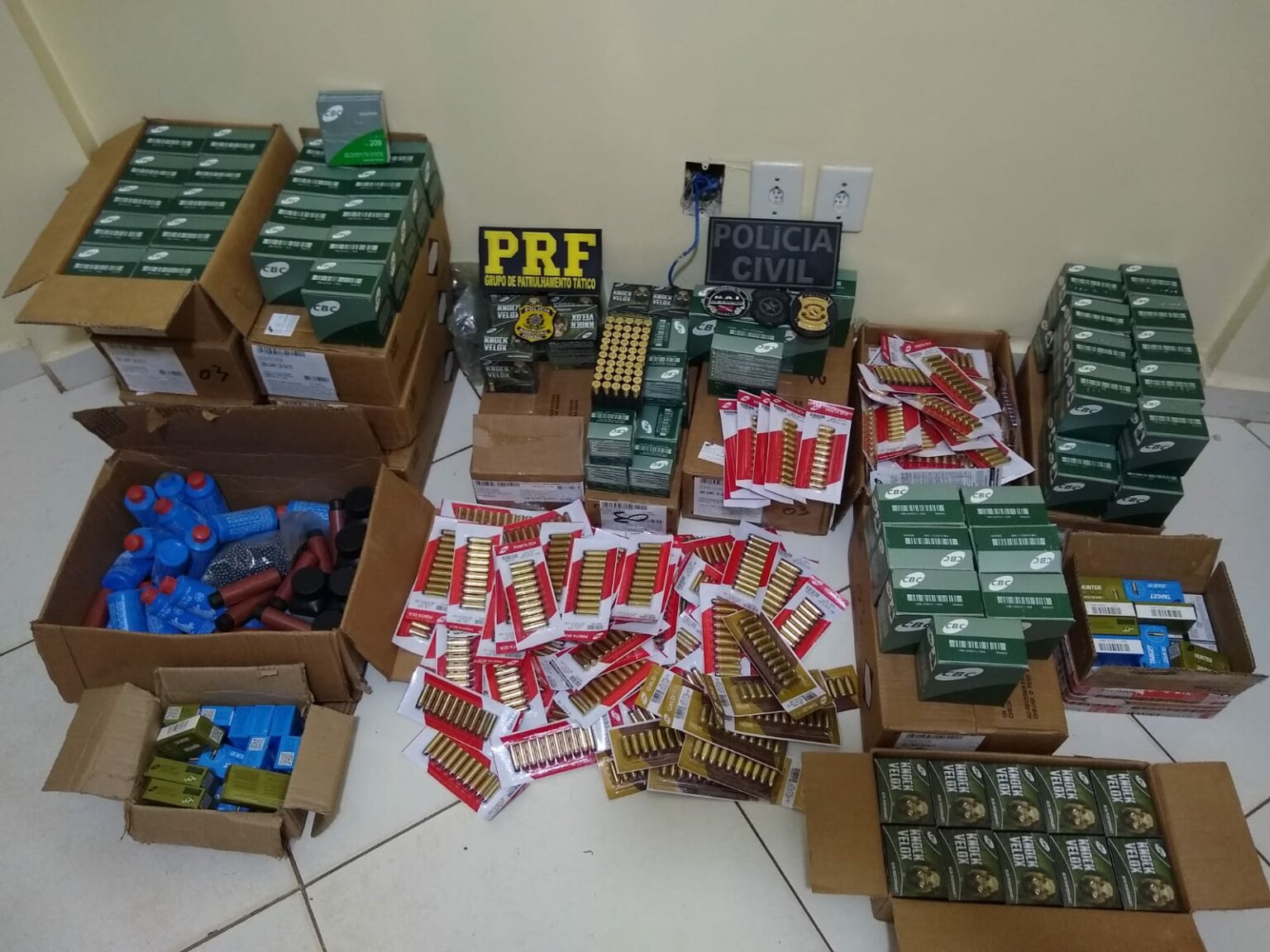 Polícia Civil de Marabá apreende quase 12 mil munições após denúncia anônima
