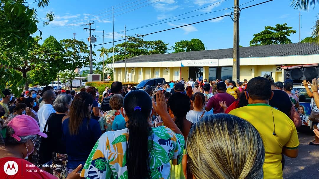 Moradores protestam contra a Eletronorte em Tucuruí