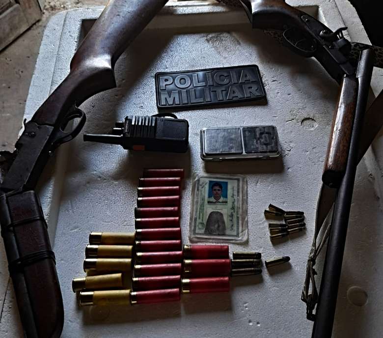 PM apreende armas e munição em garimpo de Itaituba