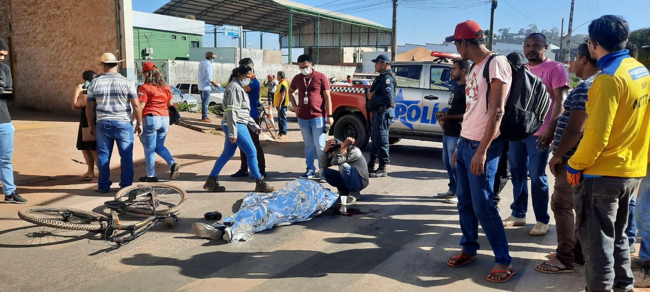 Ônibus esmaga jovem ciclista em Parauapebas