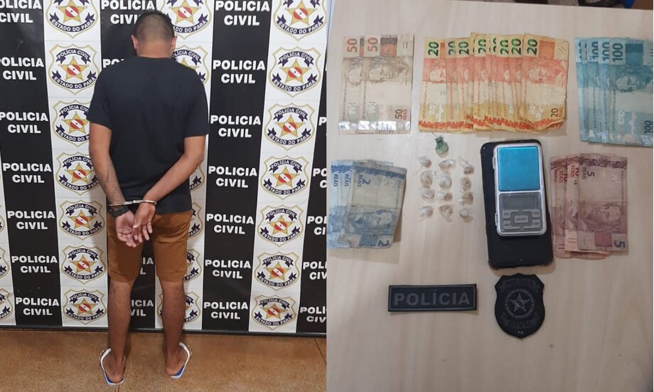 “Bracinho” é preso por tráfico de drogas no interior do Pará