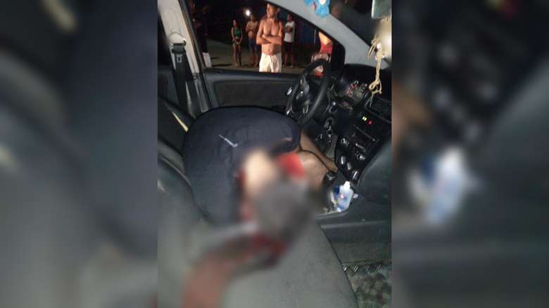 Esposo de advogada é morto a tiros dentro de carro em Bragança