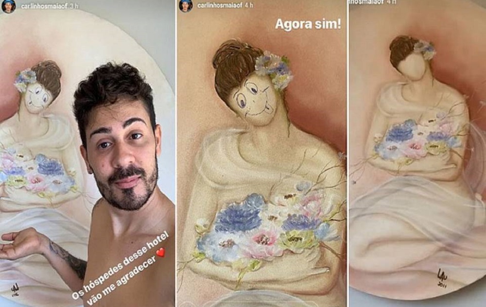 Carlinhos Maia é condenado a pagar R$ 30 mil por rabiscar quadro de artista plástica