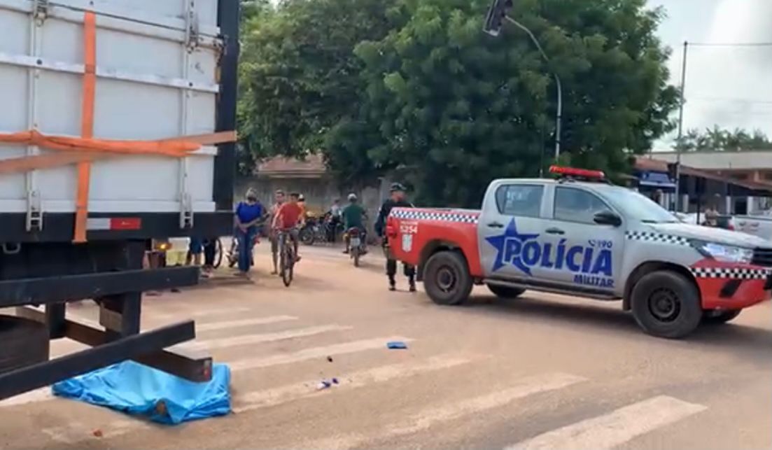 Idosa tem cabeça esmagada por caminhão no nordeste do Pará
