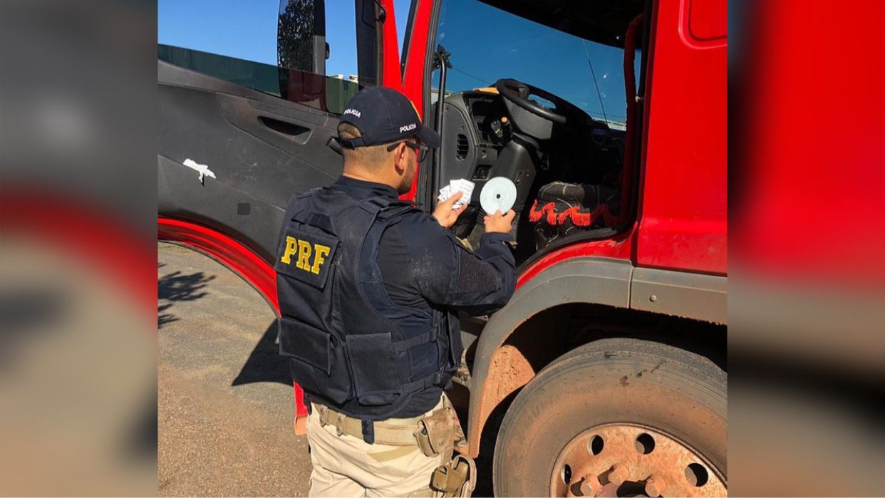 Caminhoneiro é flagrado com seis comprimidos de rebite na BR-230