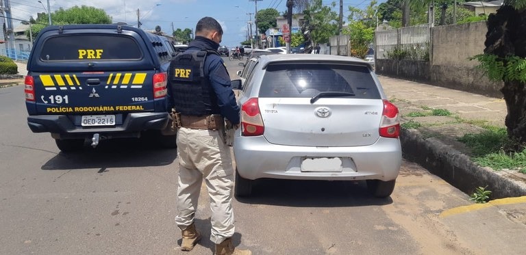Carro furtado em São Paulo é apreendido pela PRF no interior do Pará