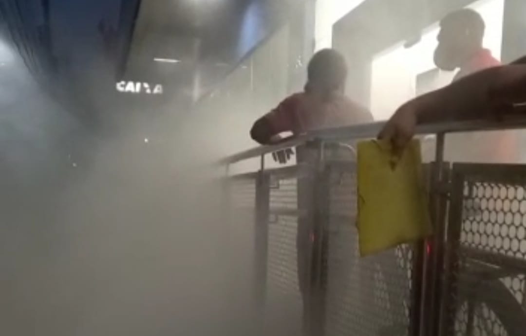 Fumaça assusta clientes em agência bancária na Velha Marabá