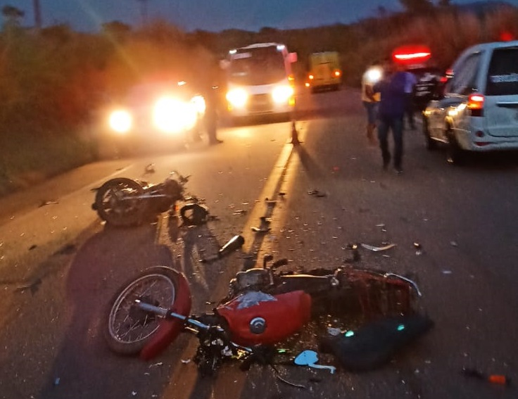 Colisão entre motos deixa dois mortos em Canaã dos Carajás