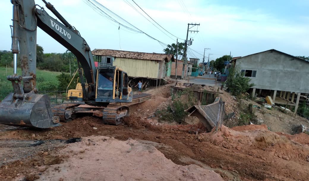 Prefeitura inicia construção da Ponte da ‘Vila do Rato’ em Marabá