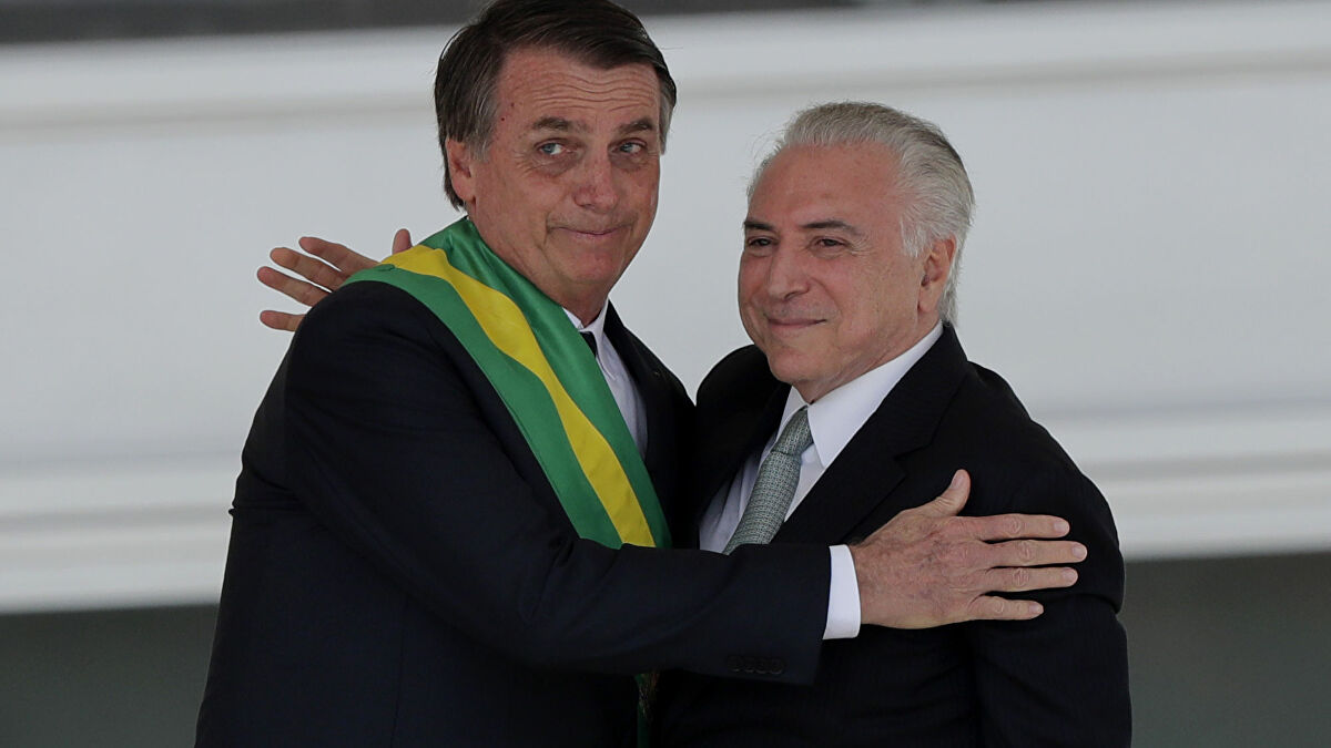 Após almoço com Temer, Bolsonaro divulga ‘Declaração à Nação’