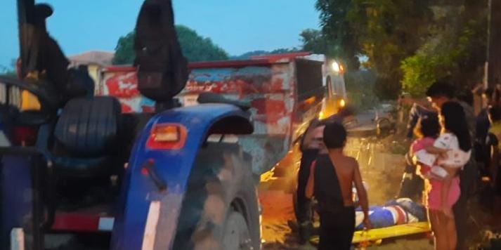 Trator atropela trabalhador que recolhia lixo no oeste do Pará