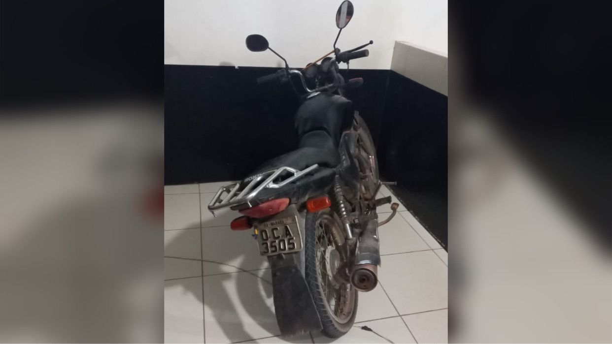 Receptador é preso ao se apresentar como dono de moto roubada na Fanta