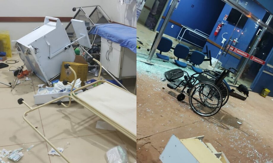 Paciente surta em hospital e destrói equipamentos médicos no Pará