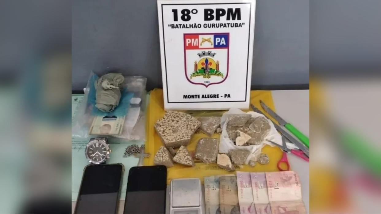 Operação prende três suspeitos de tráfico de drogas no oeste do Pará