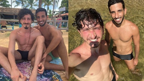 Ator da Globo assume namoro com amigo de infância