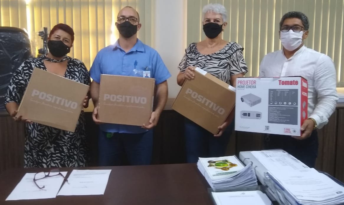 Buritirama doa equipamentos eletrônicos para Secretaria de Educação de Marabá