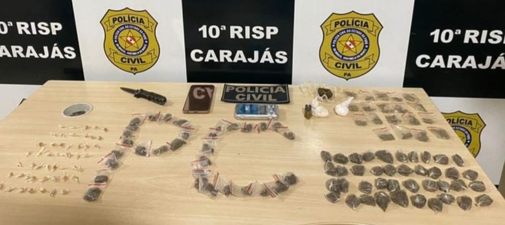 Polícia prende traficantes com drogas e munição em Marabá