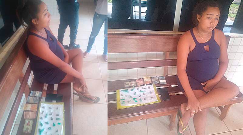 Jovem grávida é presa com drogas e dinheiro no oeste do Pará