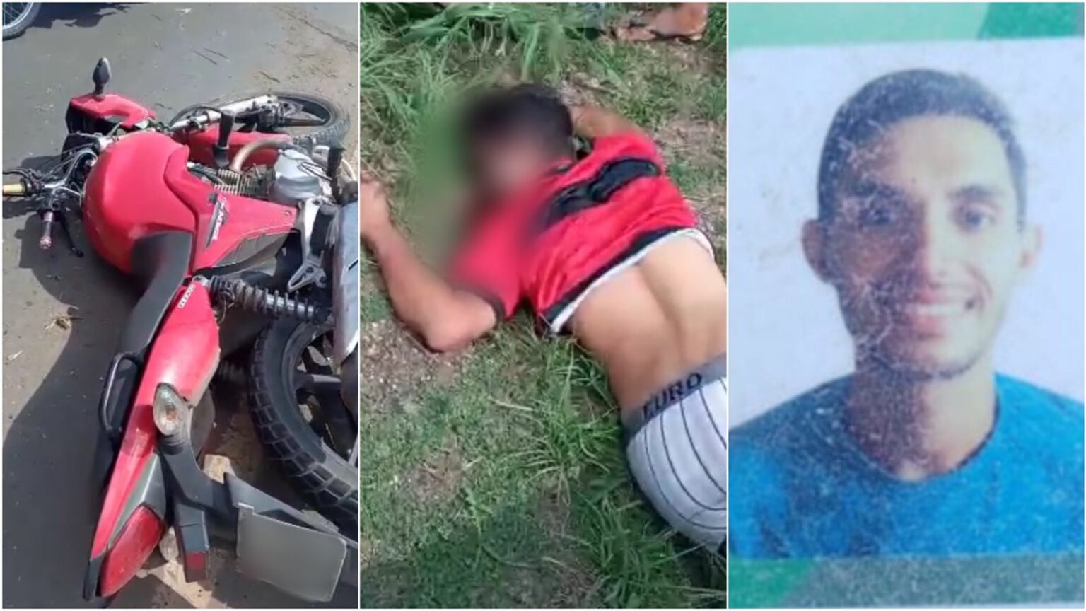 Motociclista morre com camisa rubro-negra em acidente na cabeceira da Ponte Rodoferroviária