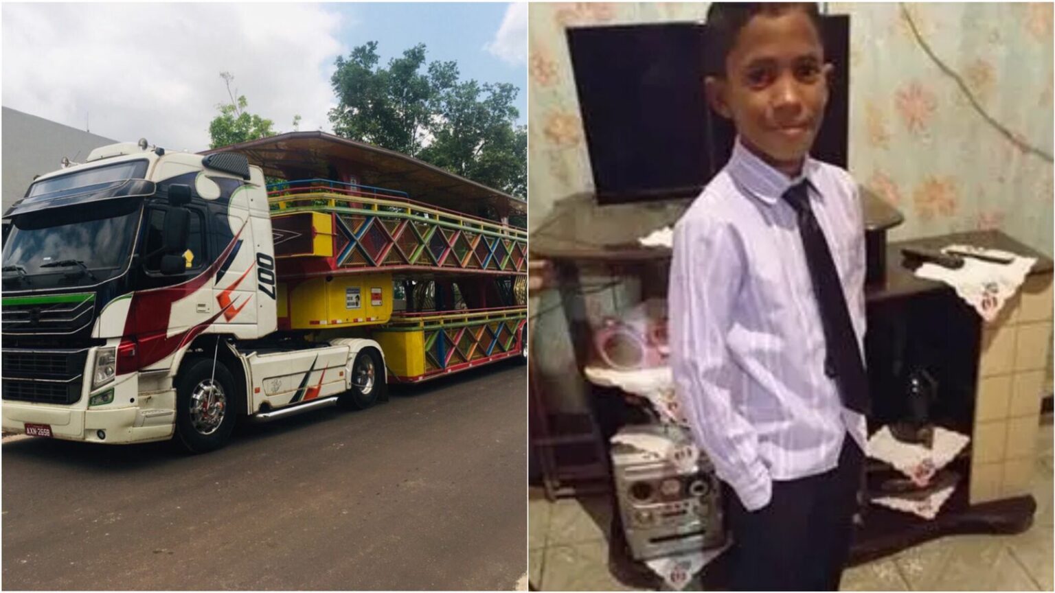 Família de menino morto por ‘Carreta da Alegria’ pede reparação de R$ 500 mil