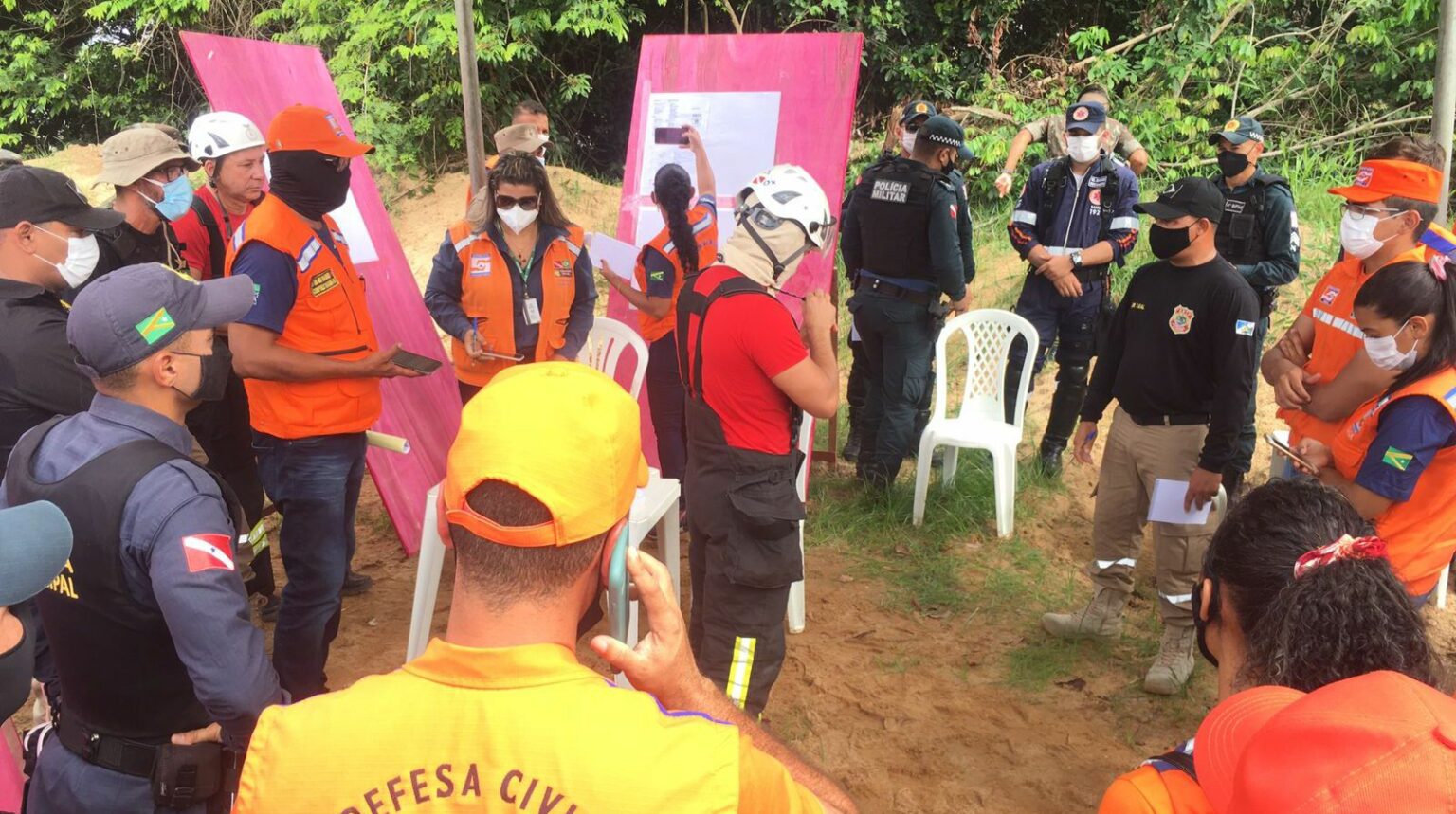 Simulação prepara efetivo de 700 homens para desastres em Marabá