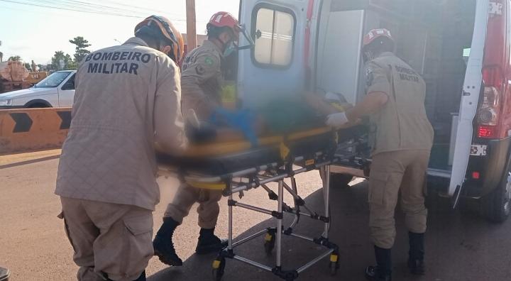 Motociclista é atingido por tampa de carroceria de caminhão no Pará
