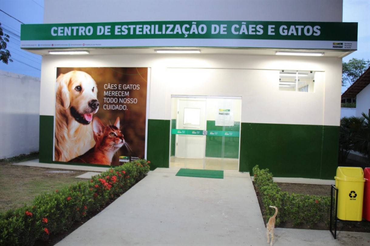 Marabá inaugura centro de castração em cães e gatos; agendamentos ocorrem via WhatsApp