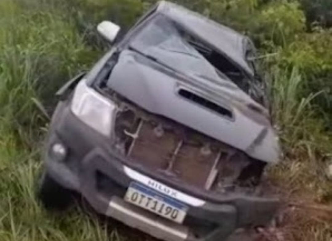 Hilux capota e mata motorista no interior do Pará