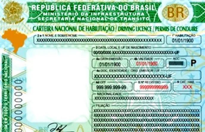 Brasil terá novo modelo de carteira de motorista em 2022