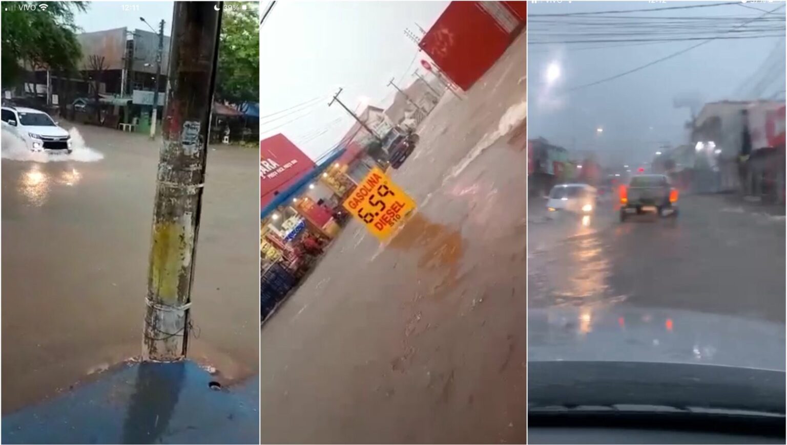 Prefeitura lista mais de 15 pontos de alagamento em Marabá