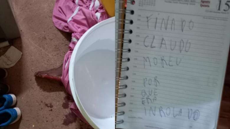 Idoso é morto a facadas em Marabá e criminosos deixam bilhete