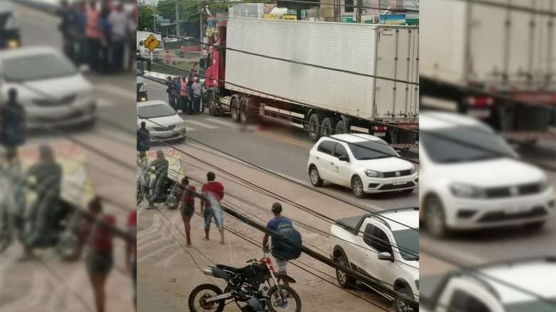 Idoso morre ao ser atropelado por caminhão em faixa de pedestres no Pará