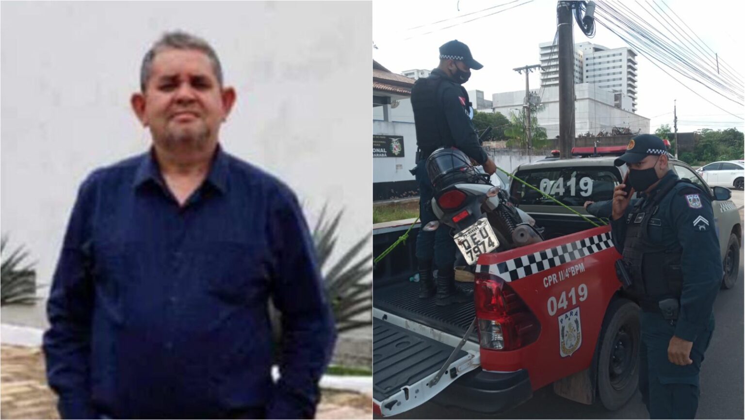 Moto suja de sangue é encontrada após morte de comerciante em Marabá