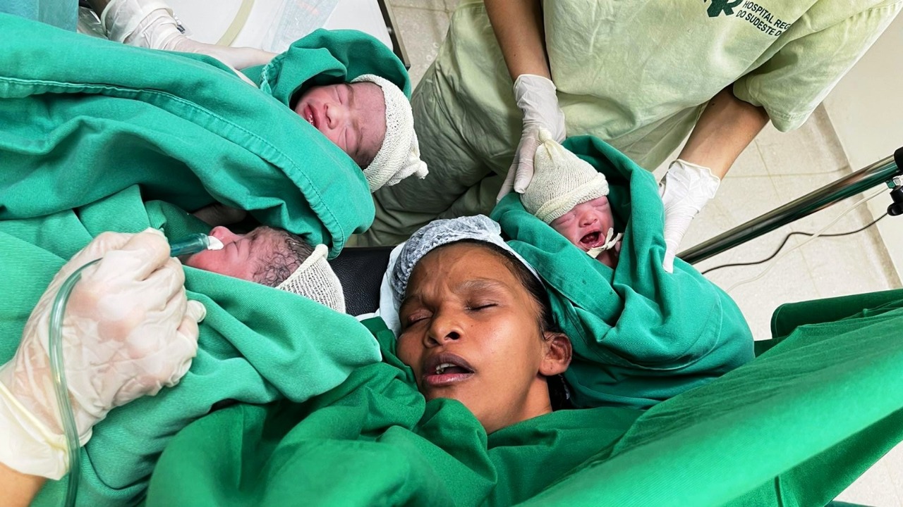Trigêmeos nascem em Marabá na véspera do Ano Novo