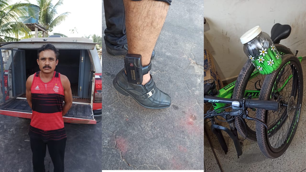 Homem com tornozeleira é preso após furtar bicicleta no nordeste do Pará