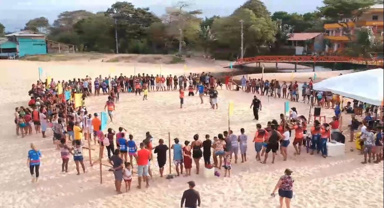 Estudantes disputam Luta Olímpica e Luta Marajoara na Ilha do Marajó