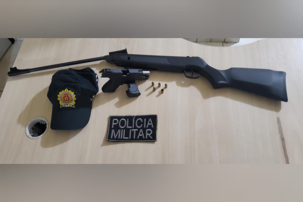 Homem embriagado atira para cima e joga arma em telhado na Fanta