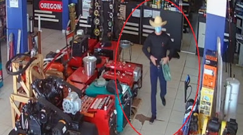 Ladrão ‘cowboy’ assalta loja e leva R$ 2 mil no interior do Pará