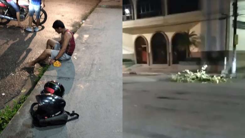VÍDEO: Motociclista ‘voa’ após passar por lombada não sinalizada no Pará