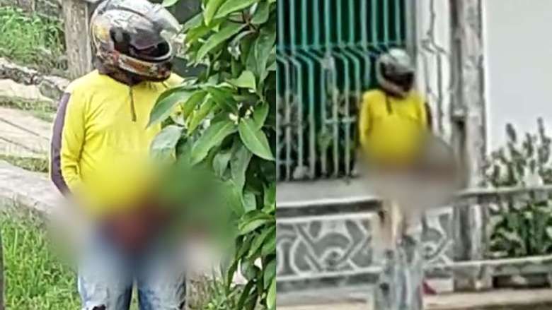 Mototaxista é flagrado se masturbando no Pará; veja vídeo