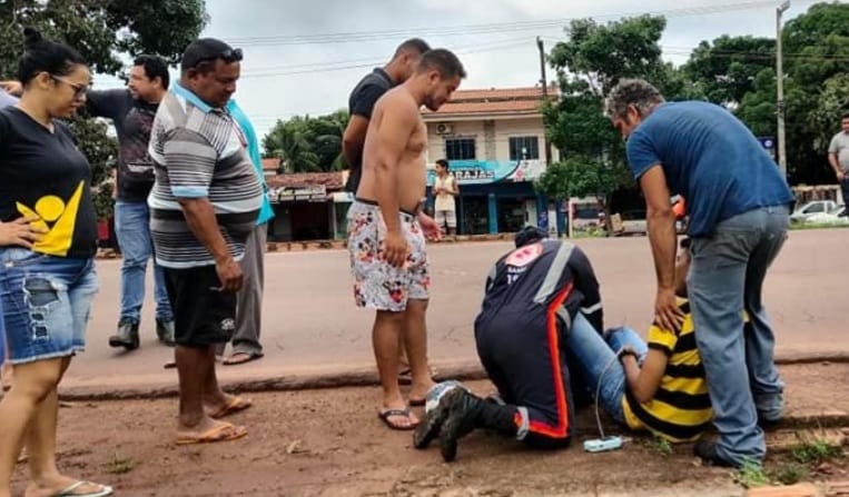 Motociclista embriagado cai e tem fratura exposta no sudeste do Pará