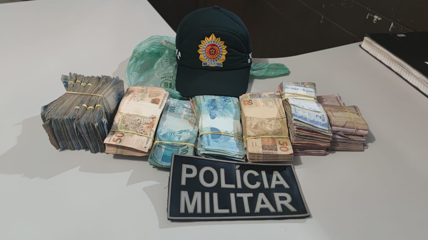 Criminosos são presos com R$ 20 mil após assalto a lotérica no interior do Pará