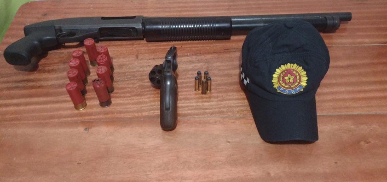Pistoleiro é capturado com duas armas de fogo no sul do Pará