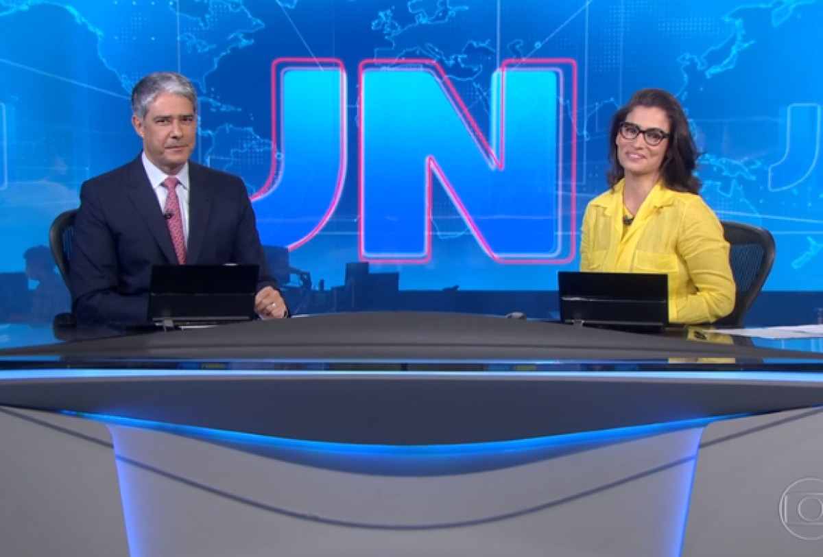 Covid-19 afasta William Bonner e Renata Vasconcellos do Jornal Nacional