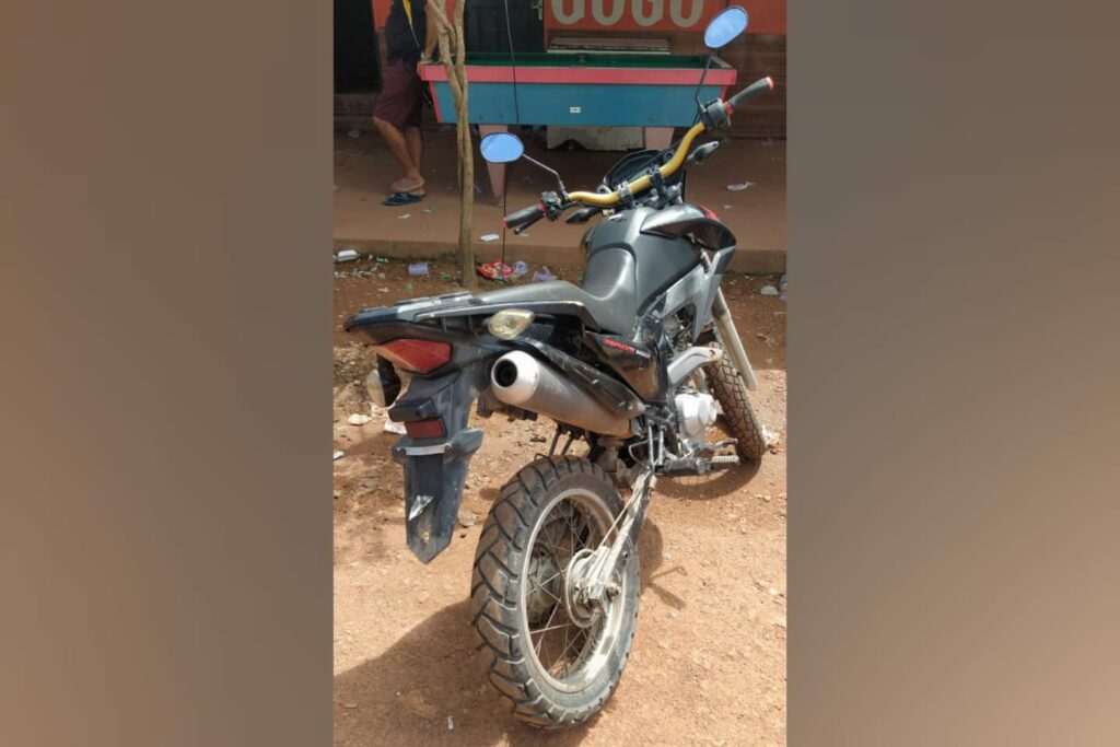 Polícia Militar recupera moto furtada em Marabá